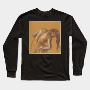 Bather Drying Herself Long Sleeve T-Shirt